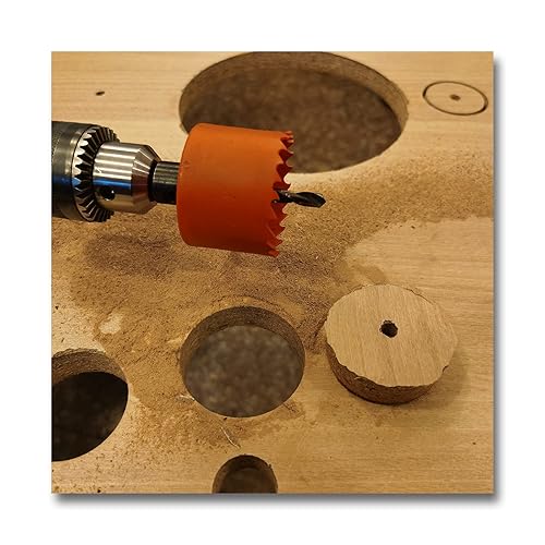 Miniatura 4 de Sierra de agujero de 3 pulgadas con eje para metal, madera y plástico, cortador de agujero bimetálico de 76 mm para diferentes proyectos con borde