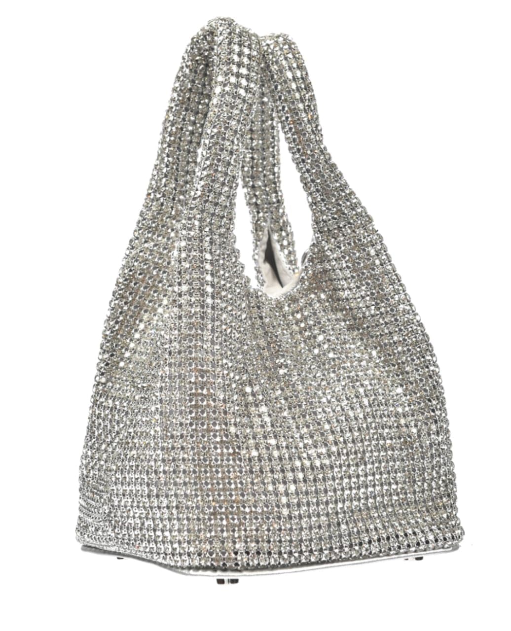 jasuniq Luxury Crystal Evening Bucket Bag Rhinestone Hobo Handbag with Shoulder Chain Rose Gold Silver - Review, Price and Buying Guide
