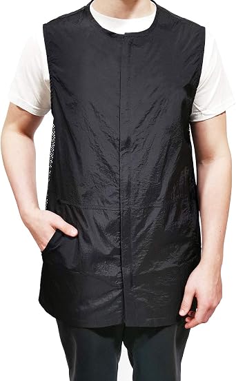 Jordan Mesh-Back Barber Vest with Personalized Name and Logo Embroidery for Haircut Barbershop