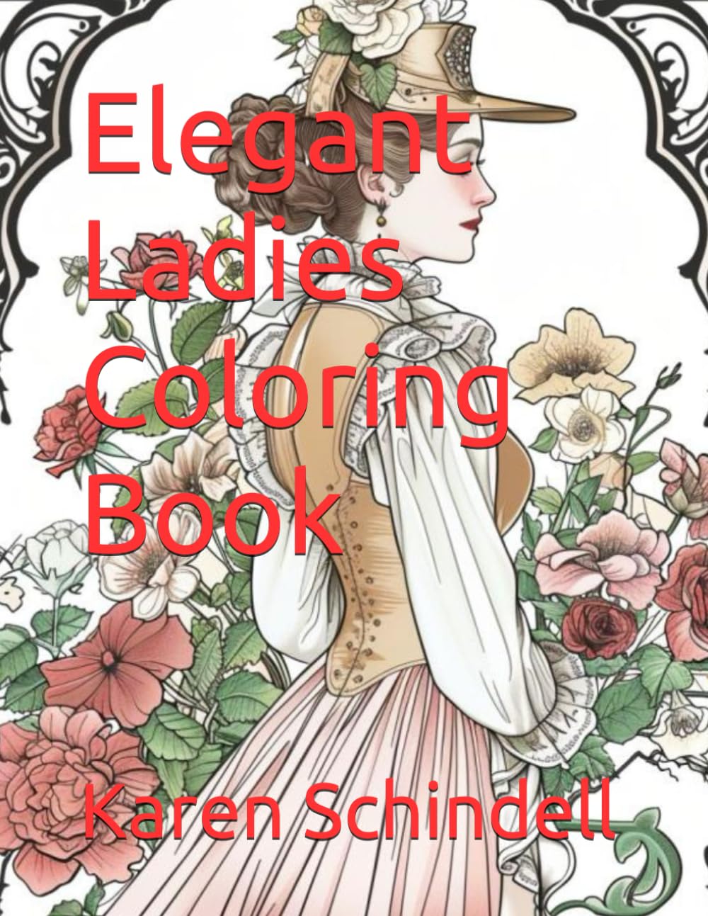 Elegant Ladies Coloring Book