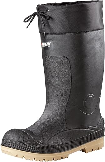 Baffin Men's Titan STP Canadian Made Industrial Work Boot, Black/Amber, 9 M US, Black/Amber, 9