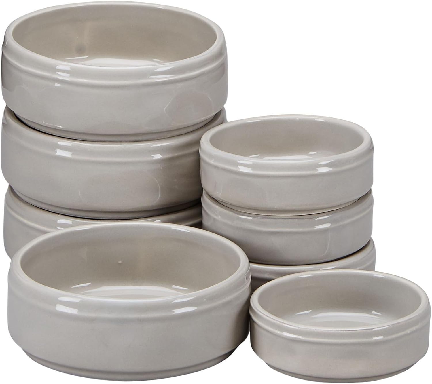 Pom Pom at Home Heritage Ramekin Set, 2-pc, Set of 4, Taupe