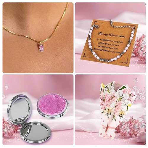 Miniatura 6 de Juego de 40 piezas de regalo de moda para niñas adolescentes, juego de brochas de maquillaje + esponjas de mezcla + juego de rizadores de seda sin