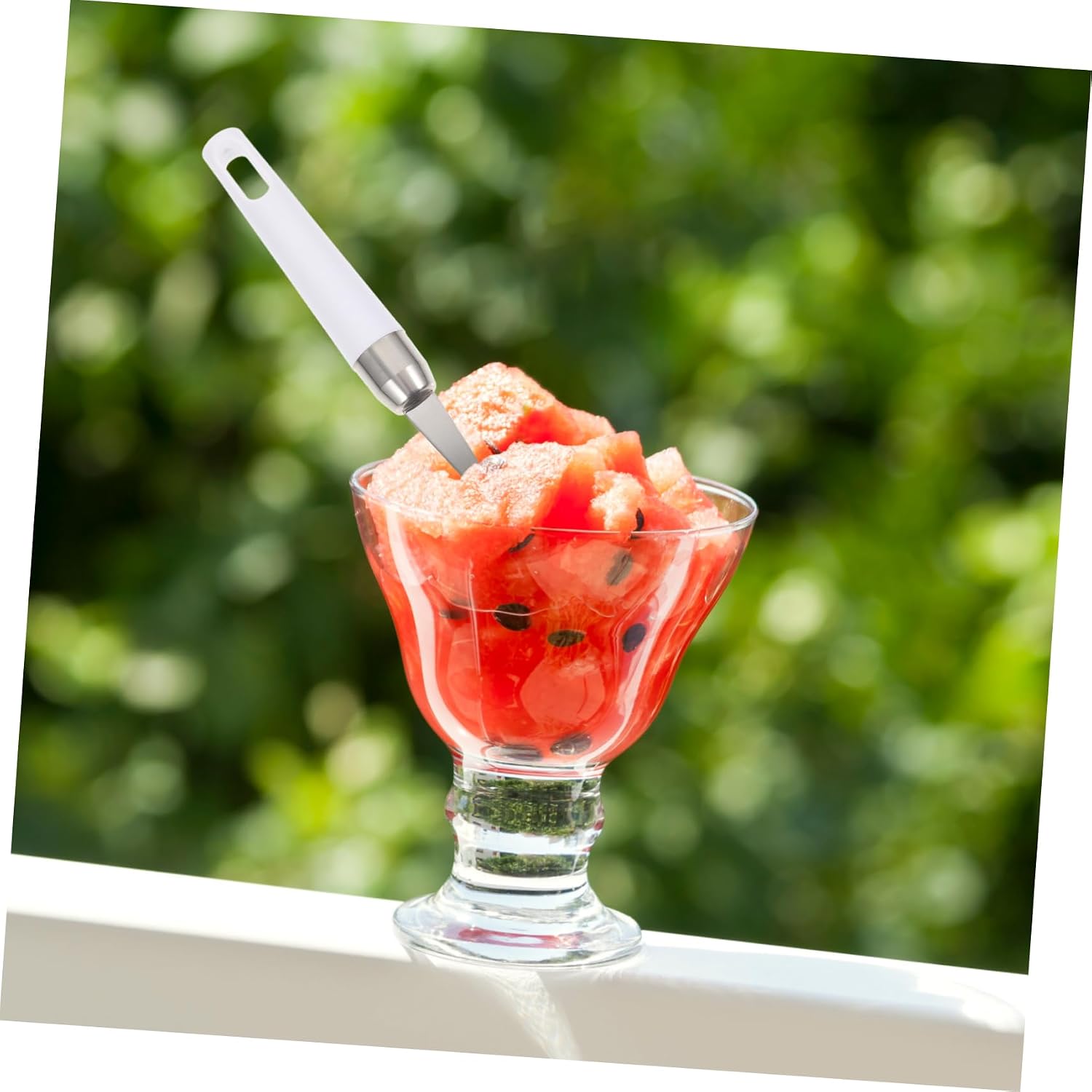 Stainless Steel Fruit Scoop for Watermelon and Cucumber
