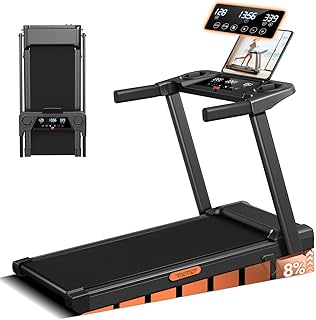 Incline Treadmill with Handle for Home and Office