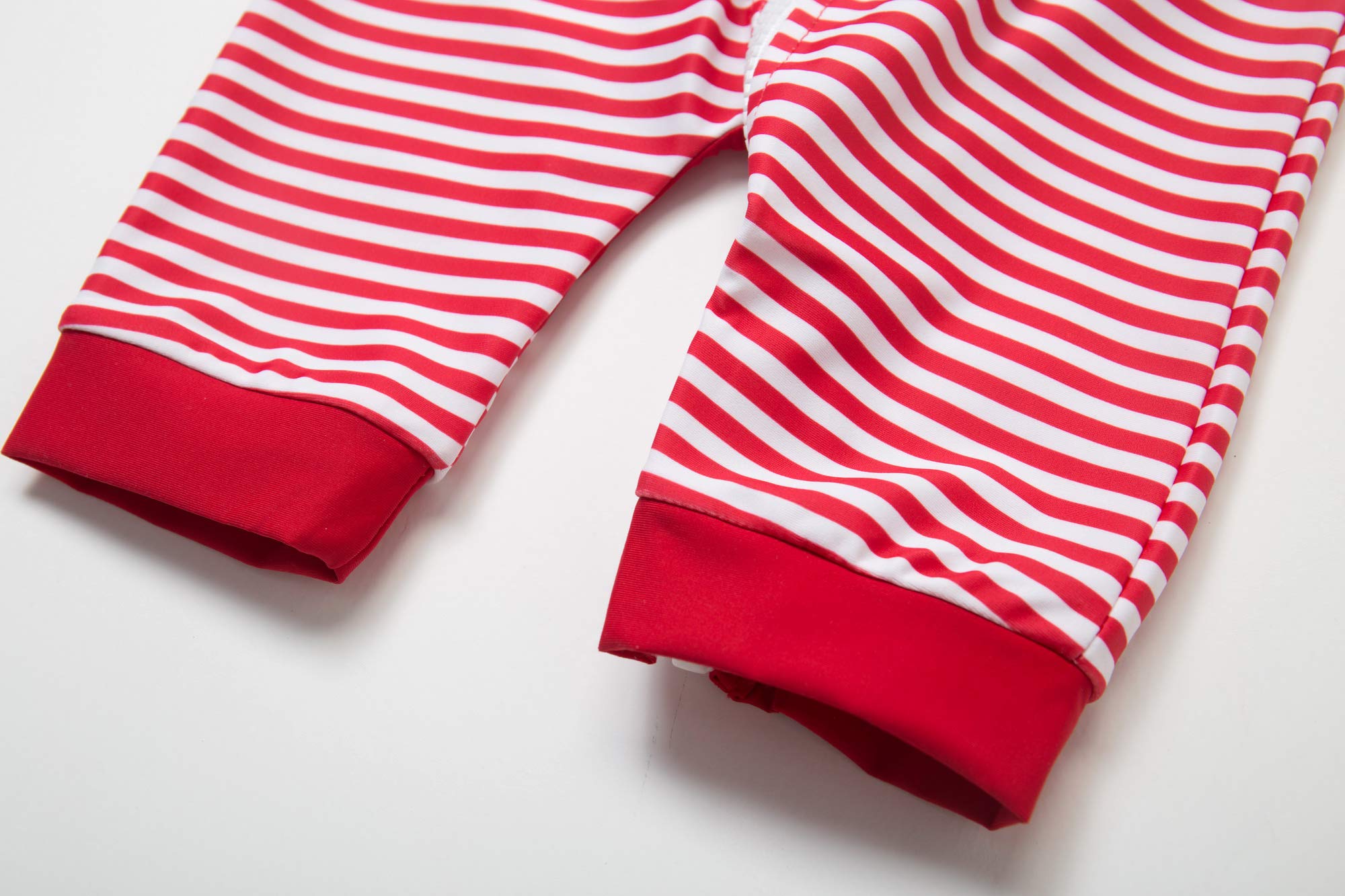 BONVERANO Bébé Maillot de Bain Une pièce à de 3/4 Manches résistant pour bébés Filles Protection UV 50+