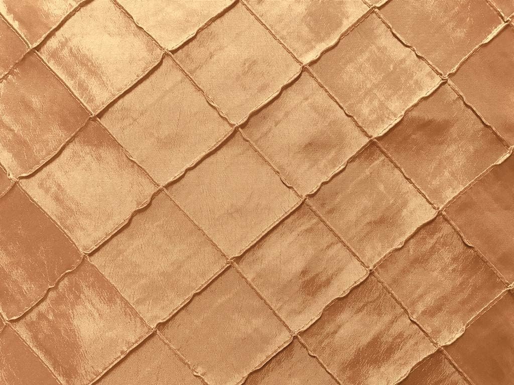 Zen Creative Designs Pintuck Taffeta Fabric 54 Inch Wide/Fancy Pattern Fabric/Diamond Stitch Pattern/Craft & Sewing Material (5 Yards, Purple)