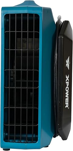 Miniatura 6 de XPOWER XL-760AM 1/3 HP 1150 CFM Motor sellado ventilador de perfil bajo, motor de aire, secadora de alfombras con tomas de corriente GFCI integradas
