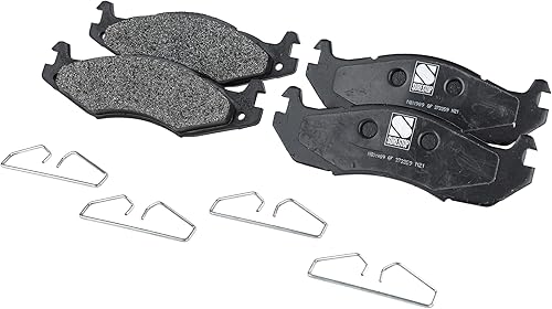 Miniatura 2 de Garage-Pro Juego de pastillas de freno delantero de 2 ruedas compatibles con Jeep CJ7 1985-1986, Jeep Scrambler 1985-1986, semimetálico