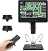 Microscope, 2000X 2160P Digital Microscope Trinocular Support PC Connection For PCB Solder Check For Phone Repair,Lab & Scientific Products