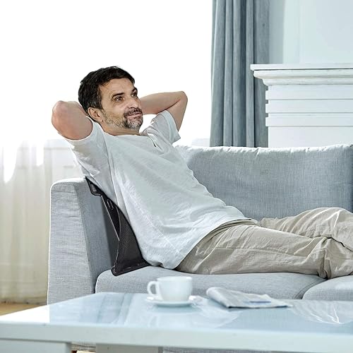 Miniatura 5 de Apoyo lumbar Motion Trend con carbón de bambú espuma de memoria cojín para espalda negro