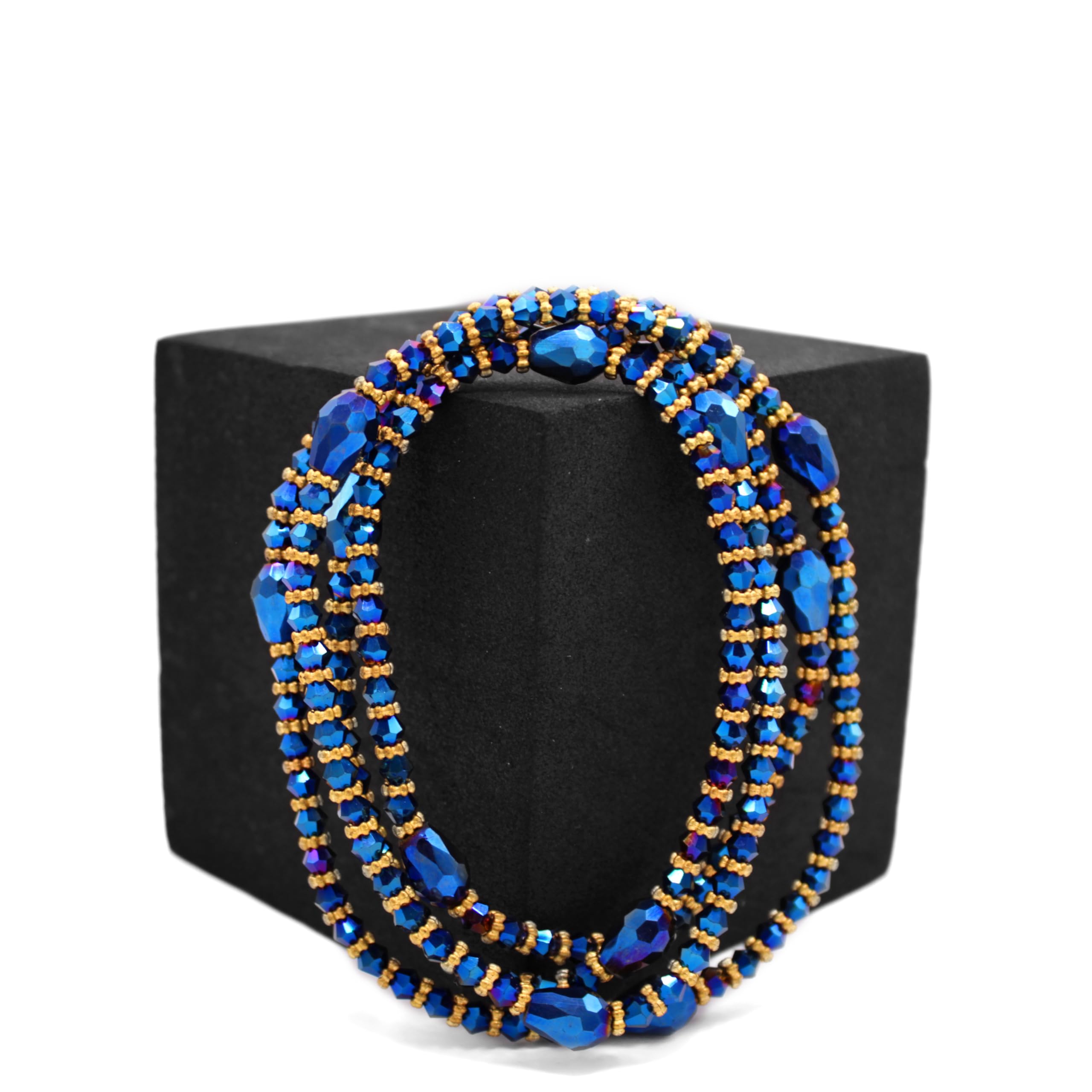 Handmade stretchy African waist beads