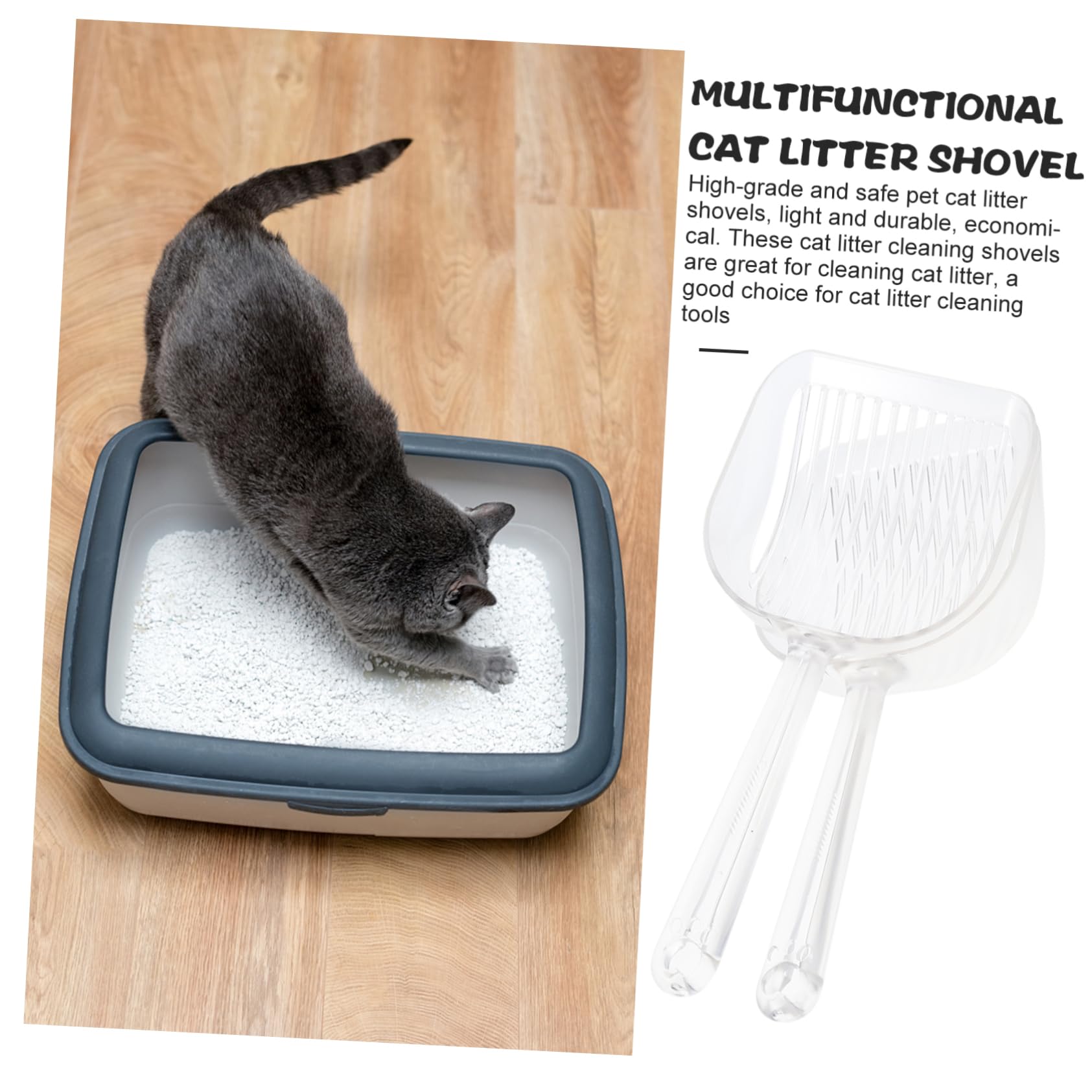 Katzenstreu-Schaufel, 2 stücke Katzenstreu Schaufeln Reinigung Streu Schaufel Filter Leicht zu Greifen und Energie Sparen