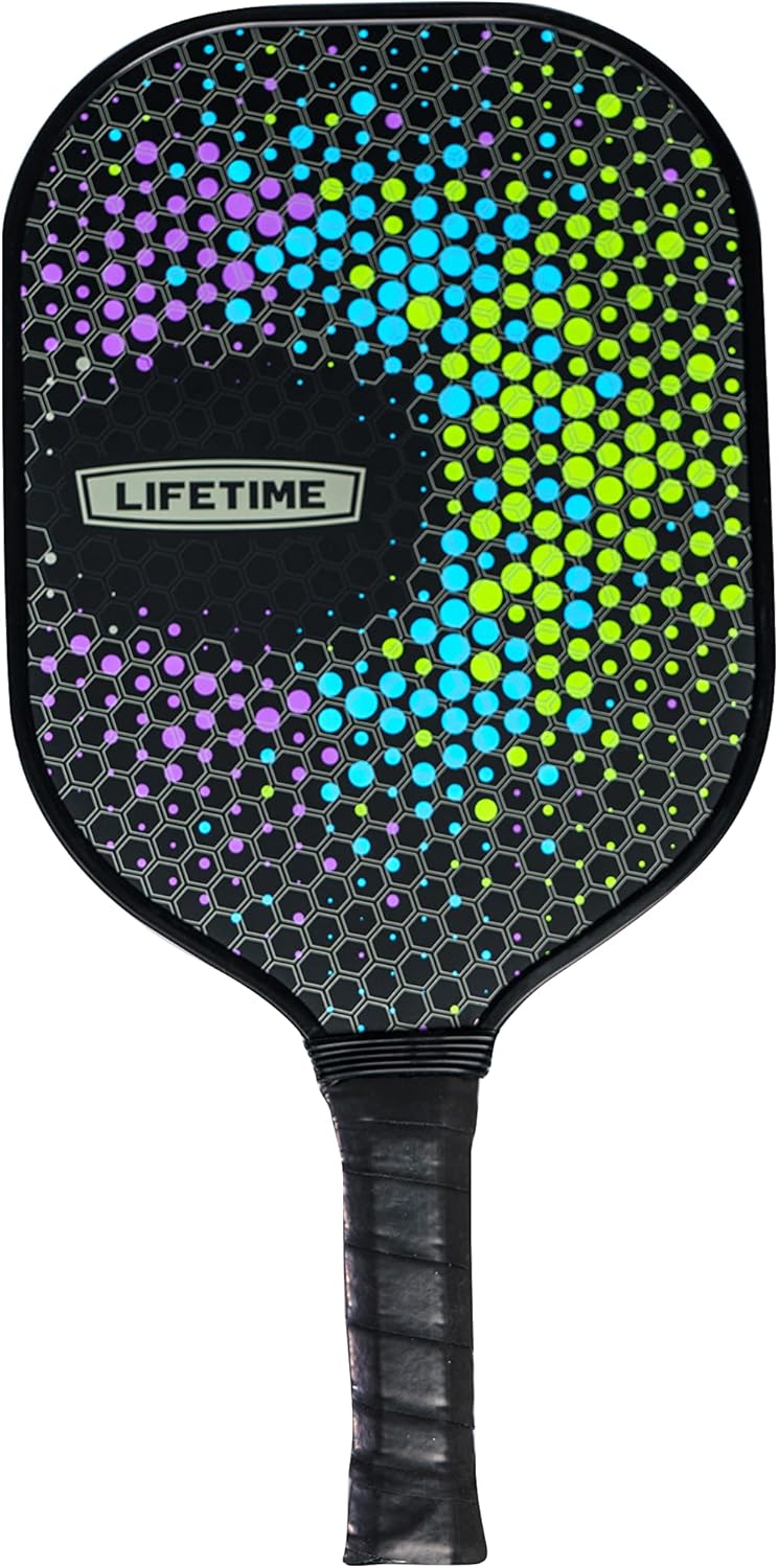 Lifetime Pickleball Paddle with Graphite Surface, Honeycomb Core, Comfort Grip & Protective Cover, Single Paddle