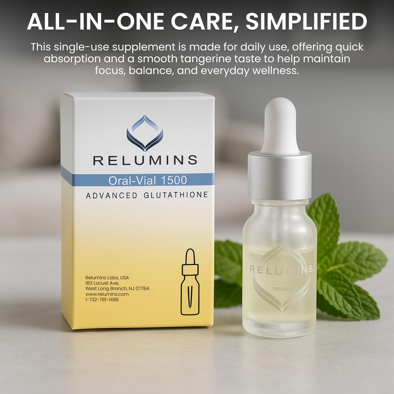 Amazon.com: Advanced Sublingual Glutathione 1500mg – Professional Grade  Single Vial with Fresh Mint Flavor – Easy Absorption Supplement for Daily  Wellness Support – Convenient Portable Use for Balanced Skin : Health &  Household