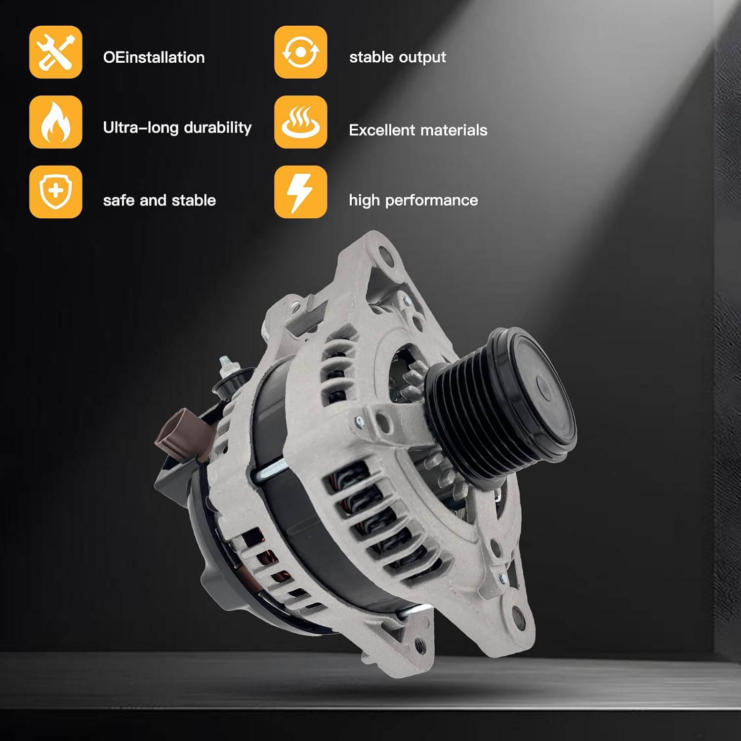 Automotive Alternator Fit for: Toyota Venza Avalon Highlander 3.5L 2005-2016, for Lexus ES350 RX350 3.5L 2007-2018