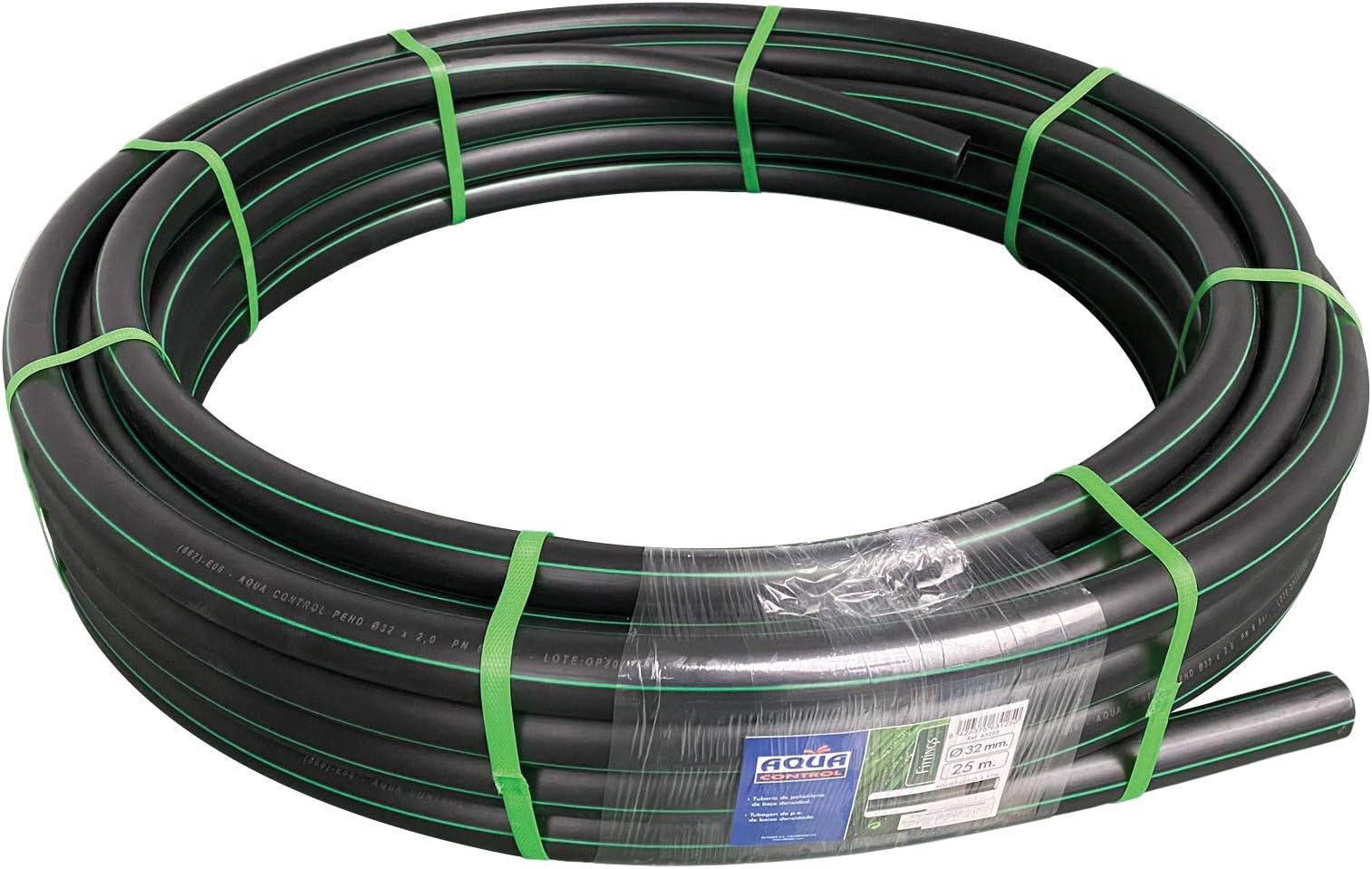 Aqua Control 63225 – Smooth Black/Green Pipe 32 mm