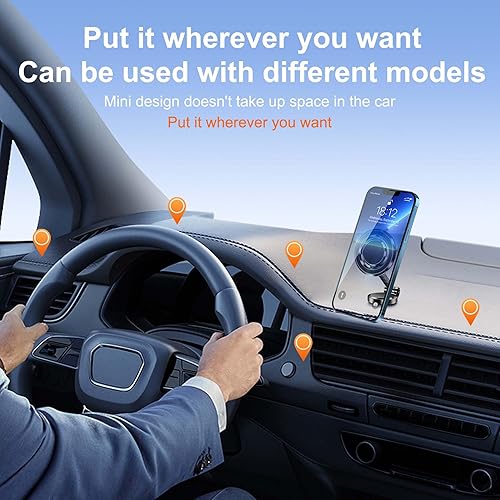 Miniatura 2 de Soporte plegable Magsafe para automóvil, soporte magnético para teléfono celular, soporte magnético para teléfono celular, soporte magnético para