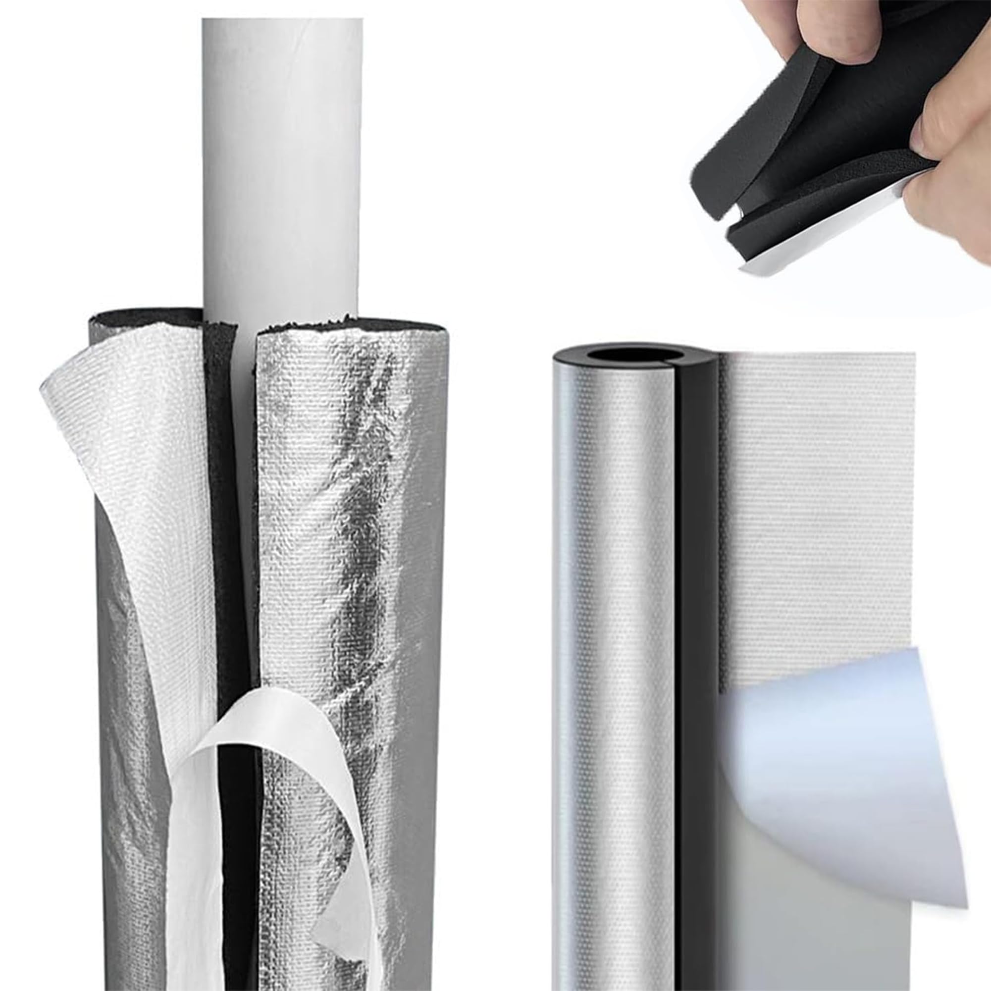 Wodoszczelna izolacja, folia aluminiowa, osłony rur