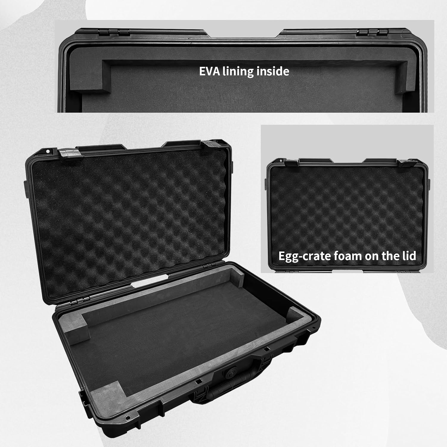 Hard Case for Akai Professional MPC Live III, Audio Interface Hard Shell Carrying Storage Case Equipped with Comfort Handle with Customizable Foam