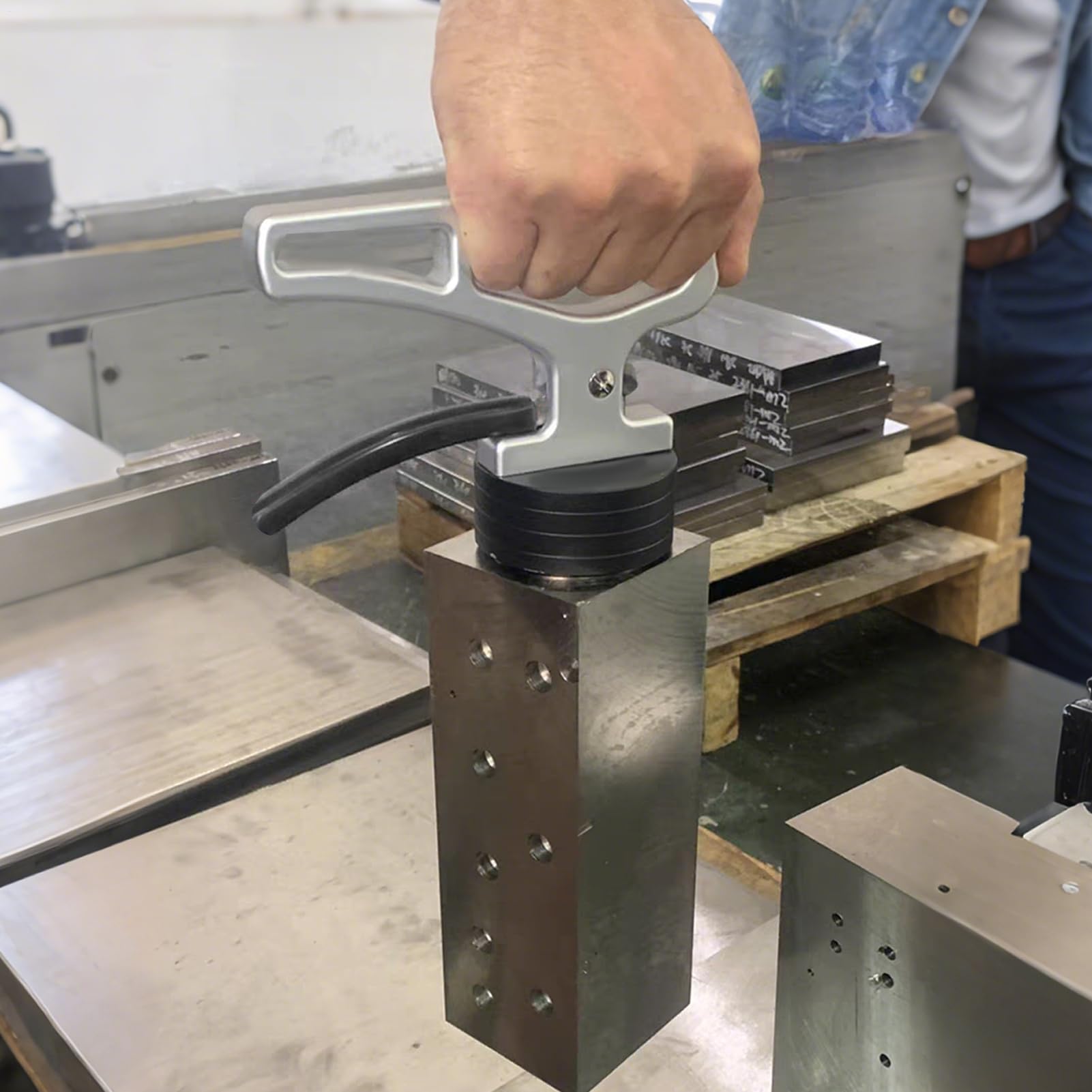 Magnetyczna R?koje?? Podnosz?ca | Przeno?ny Zbierak Do Metali | Ergonomiczny Mocny Podno?nik Zbieraj?cy Do Chwytania Drzwi Warsztatowych Gwo? Gara?owych Metalowych Elementów