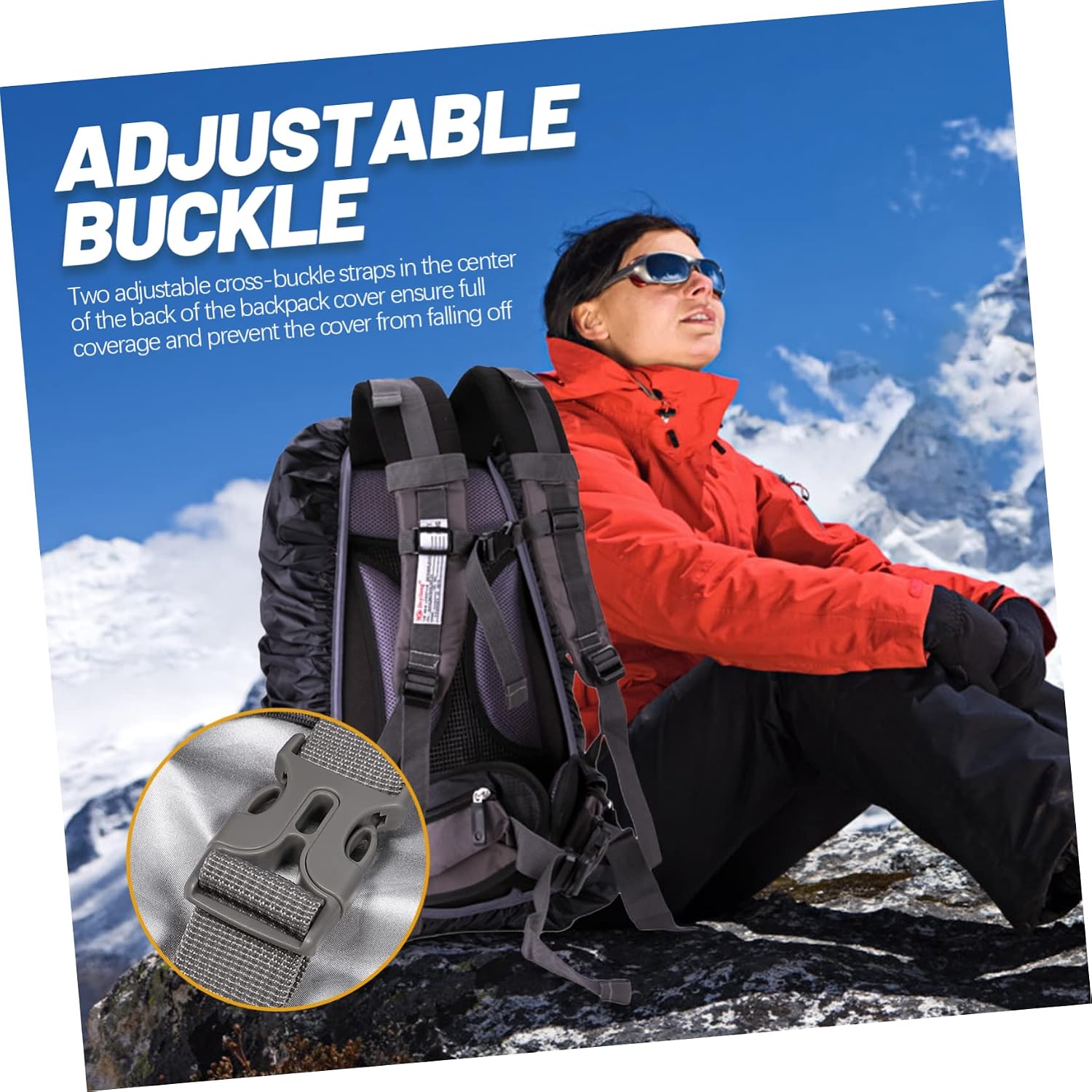 POPETPOP Back Rain Cover Hydration Back Camping Gear Cooler Bag Rains Back Waterproof Camping Bag Camping
