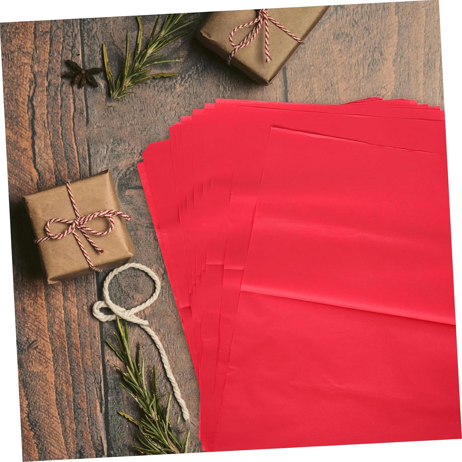 COLLBATH 100sheets Flower Paper Wrapping Tissue Paper for Diy Elegant Wrapping for Events