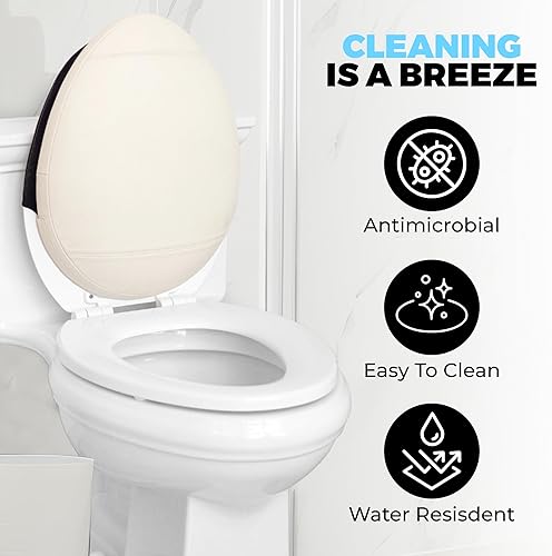 Miniatura 4 de Almohada de inodoro para personas mayores, discapacitadas, discapacitadas, embarazadas y posparto, almohada de inodoro para personas con lesiones de