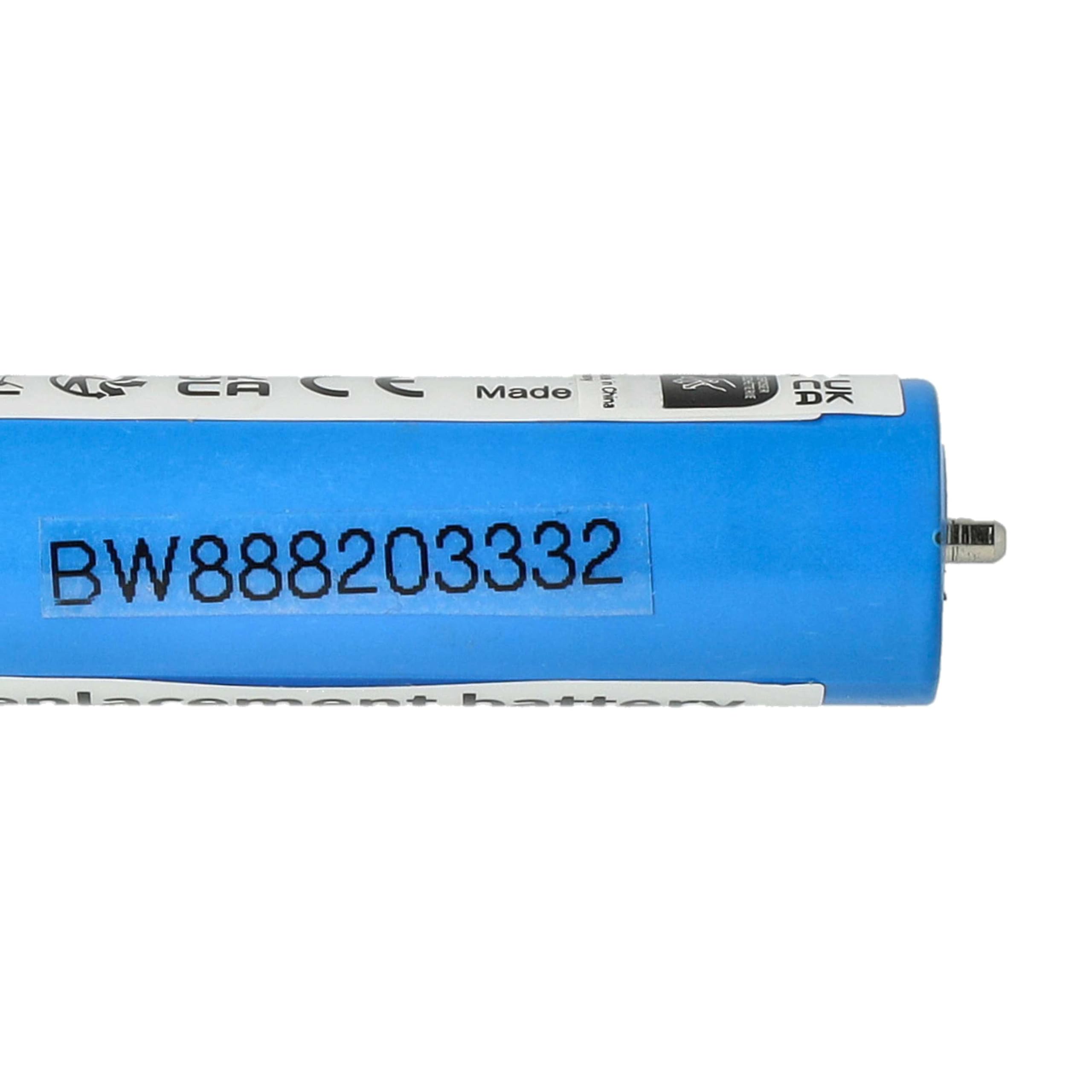 vhbw Batería Compatible con Panasonic ER-GP80, ER-GK40-S, ES205, ES2064, ERGP80 afeitadora, cortadora de Pelo (680 mAh, 3,6 V, Li-Ion)