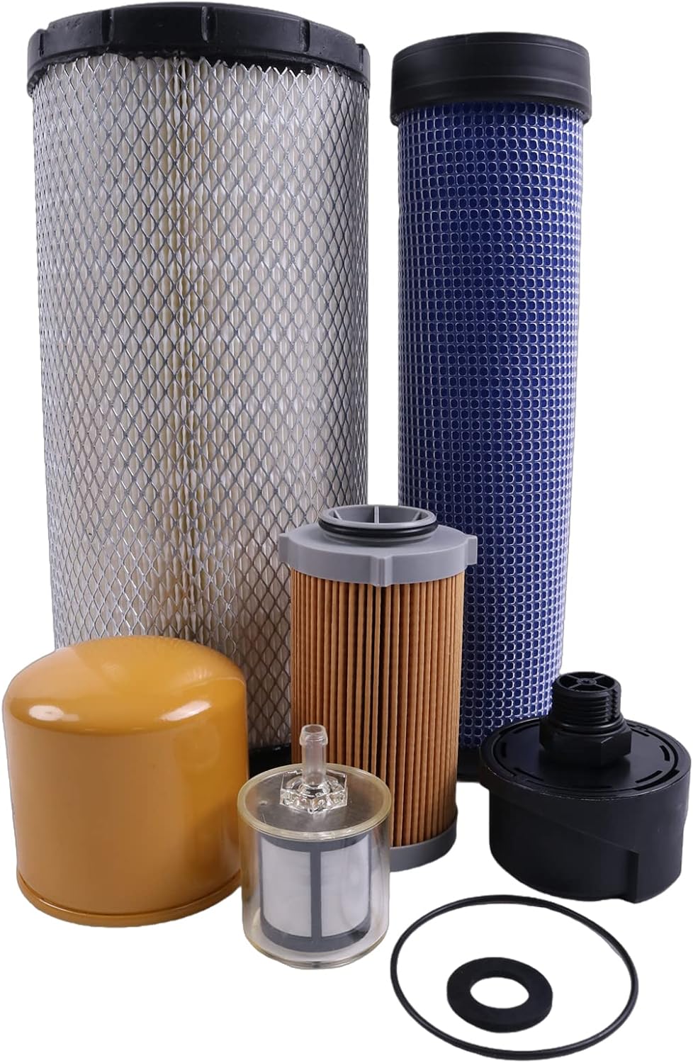 Solarhome 500 Hours Filter Kit Compatible with CAT 259D 279D 289D 299D 299D2 236D 242D 246D 262D 272D 257D