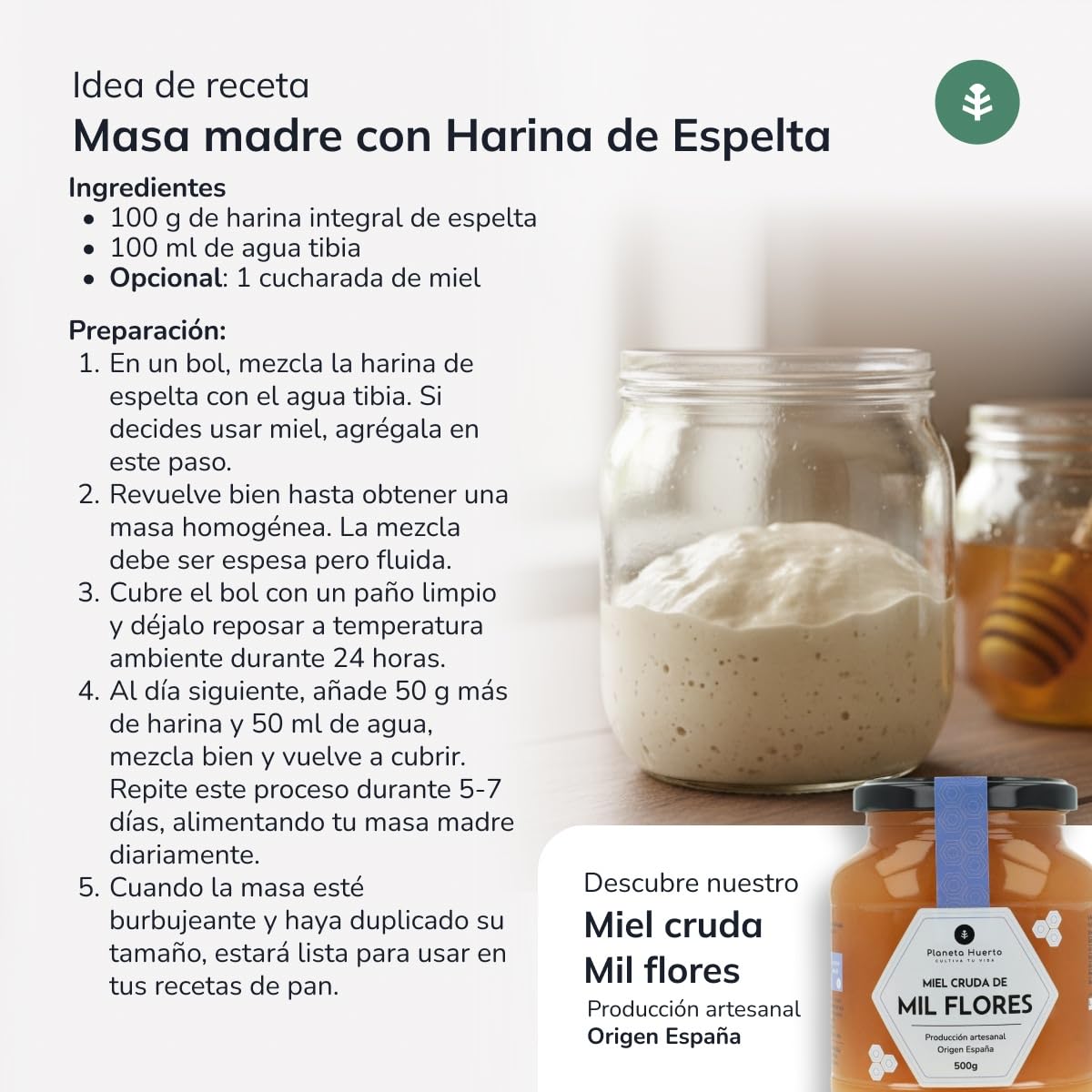 Harina Integral de Espelta Eco 800 g – Ecológica, Rica en Fibra y Nutrientes