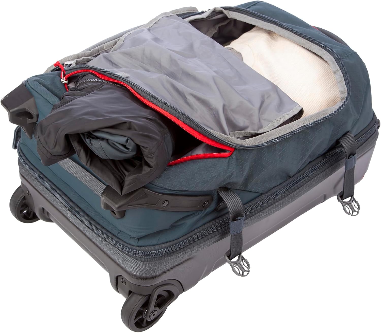Eddie Bauer Expedition Rolling Duffel Bag with Wheels | Travel | Carry-On | Luggage | Rugged | Durable - Storm, 22" - Image 8