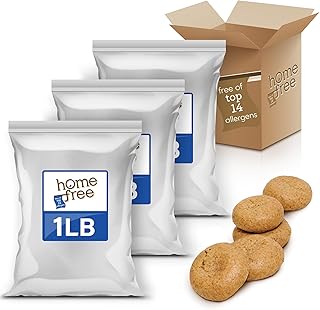 Homefree Treats You Can Trust Gluten Free Vanilla Mini Cookies, Nut Free, 3 LB bulk