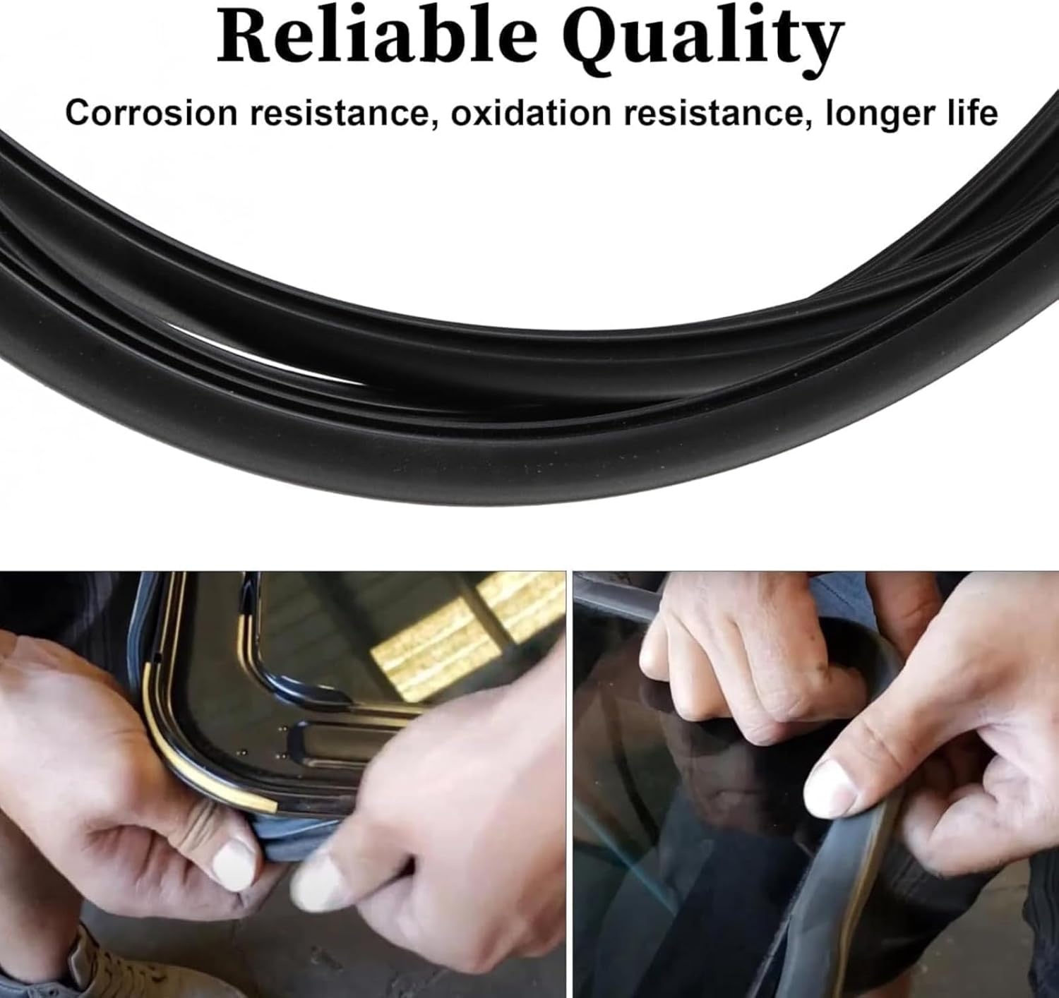 Sunroof Glass Seal,Weatherstrip Seal,Roof Panel Opening Seal Compatible with Ford Expedition 97-17/F150 01-14/F250 F350 F450 03-16/F550 03-07/ Lincoln Navigator 98-17,Replace#:5L1Z7-851884-AA