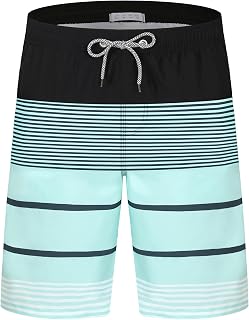 APTRO Men's 9" Quick Dry Swim Trunks Big & Tall - UPF 50+ Bathing Suits with Mesh Liner & Pockets