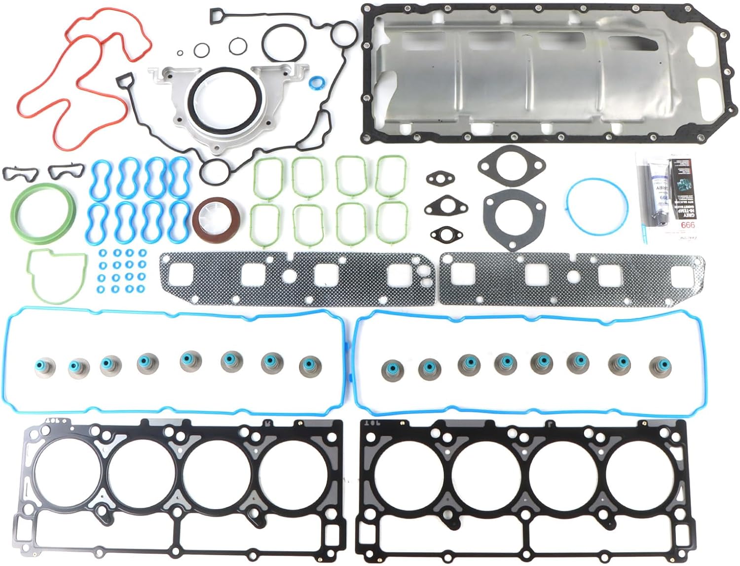 Full Gasket Set Fits for 2003-2008 1500 2500 3500 5.7 2 D H Gasket Set CS26284 HS26284PT HS26284