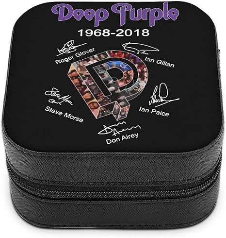 Amazon ジュエリーボックス Puレザー ディープ パープルジュエリー収納ボック アクセサリーケース 豪華 アクセサリーケース アクセサリー収納 宝石箱 旅行用 携帯用 小物入れ リング ピアス ネックレス 収納 ジュエリー収納 オンライン通販