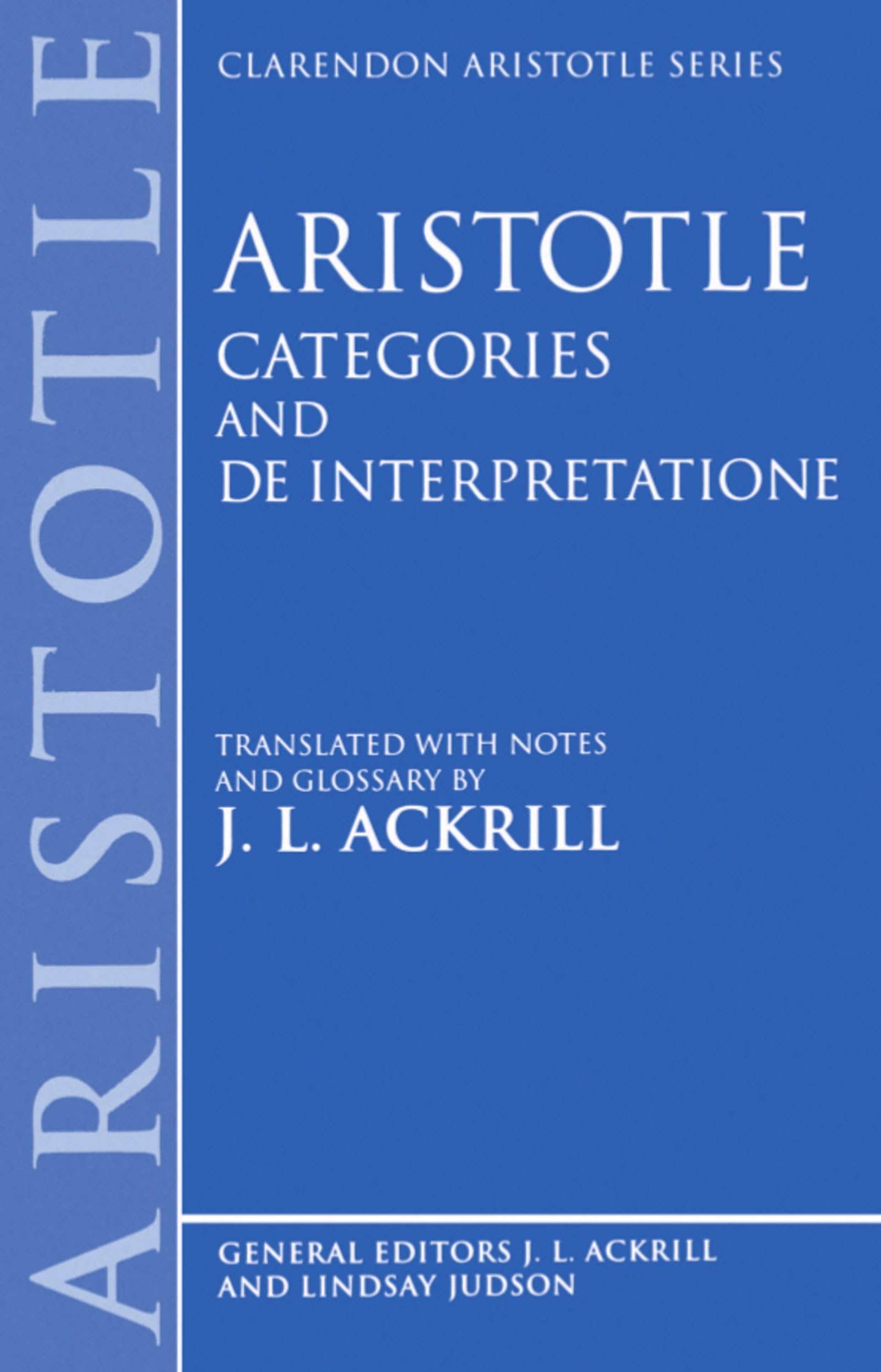 Aristotle Categories and De Interpretatione Book by Aristotle