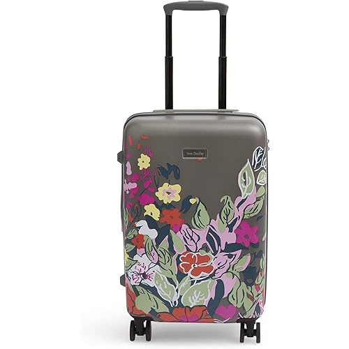 Vera Bradley Women's Hardside Rolling Suitcase Luggage, Hope Blooms, 22" Carry On