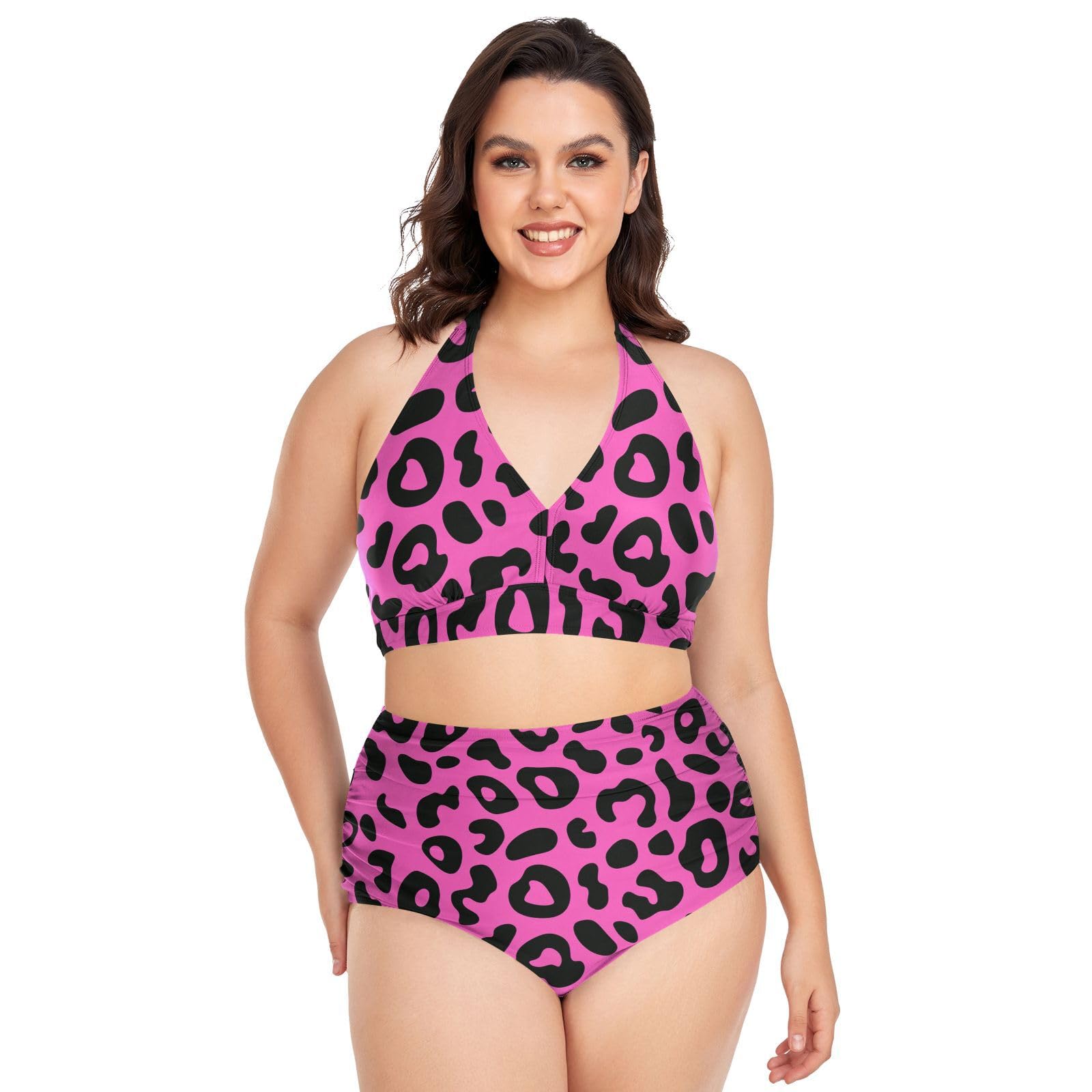 Maillot de bain 2 pièces violet pour vos vacances à la plage