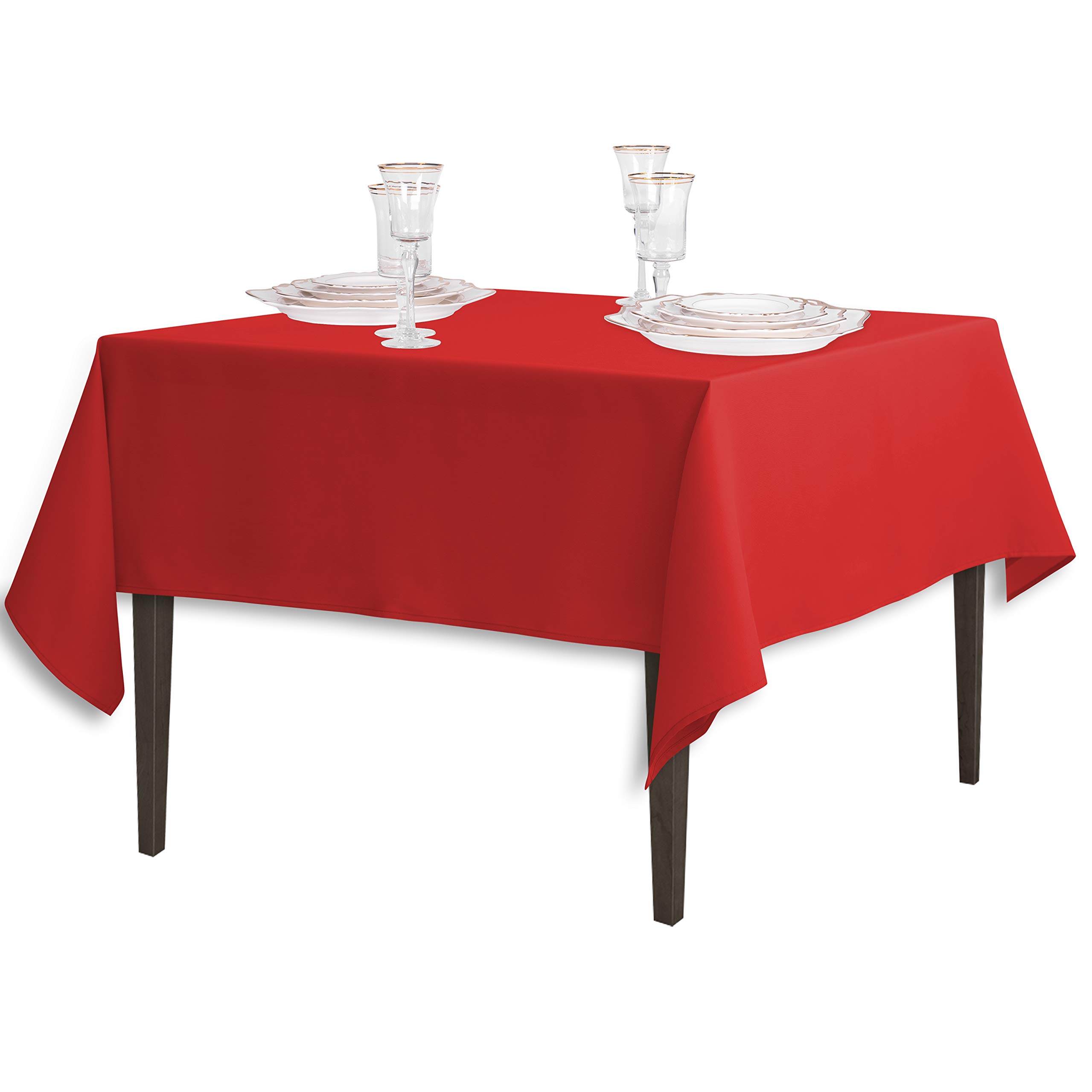 Amazon｜LinenTablecloth 85-inch正方形ポリエステルテーブルクロス