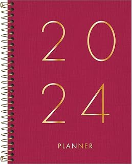 Tilibra - Planner Executivo Espiral 17,7 x 24 cm Lume 2024 - Pink