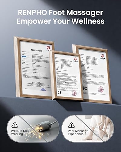 Miniatura 8 de RENPHO Masajeador de pies con calor, 2026 actualizado Regalos de cumpleaños de Navidad para mujeres y hombres mayores, masajeador de pies Shiatsu