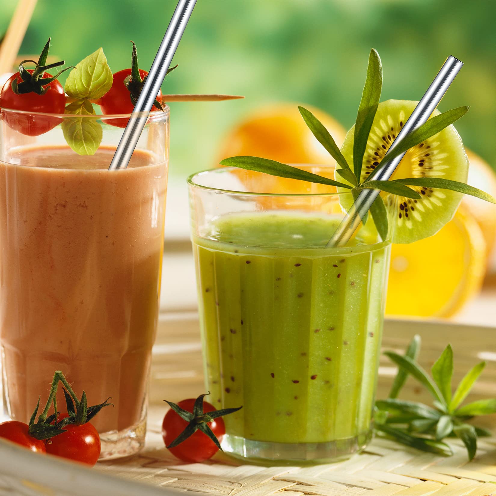 Cannucce Riutilizzabili In Acciaio Inossidabile - Set Da 16 Con Spazzole - Foto 8