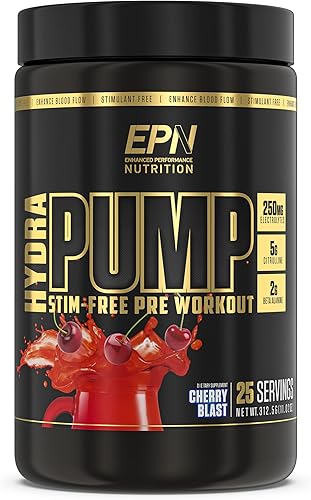 HydraPump 1 Nuevo polvo de preentrenamiento sin estimulación con potenciador de óxido nítrico electrolitos y nootrópicos Bombas enfoque