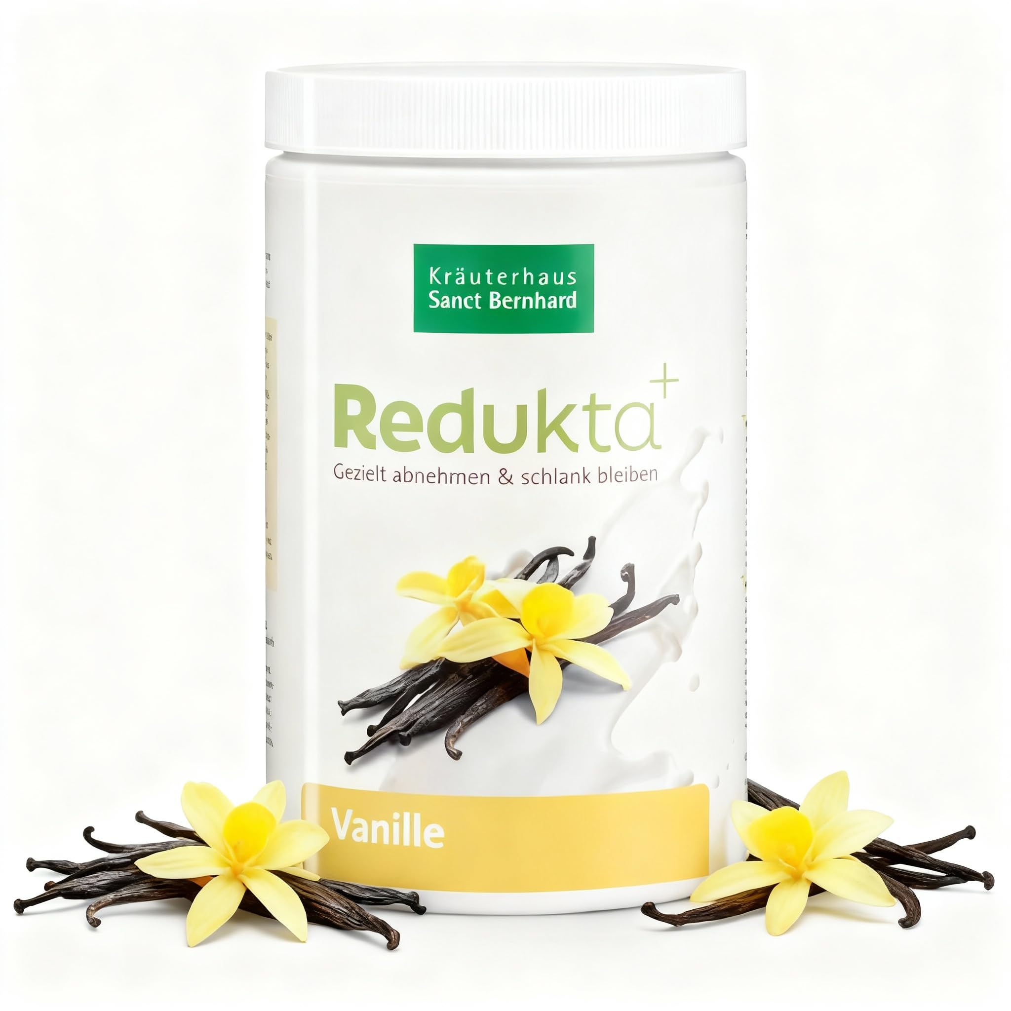 Reductaplus Batido Sustitutivo de Comida 600 g - 15 Raciones para Adelgazar Rápido con Proteínas Potentes y Saciedad Natural (Vainilla)