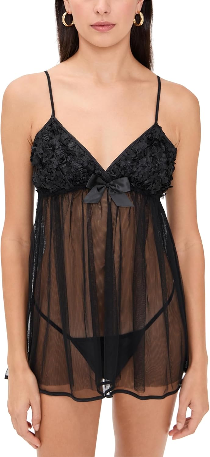 Flora By Flora Nikrooz Women's Bellflower Camidoll with Bikini