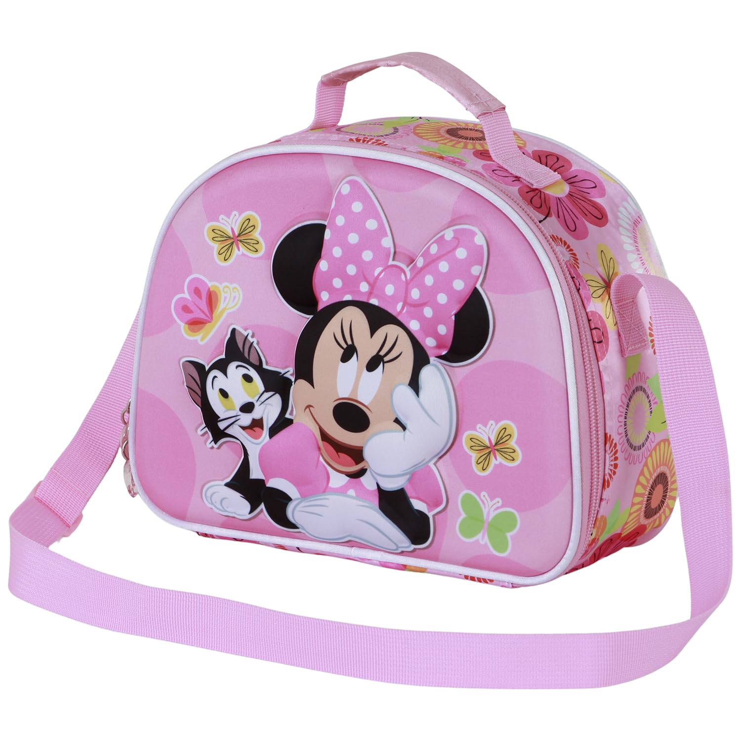 Disney Minnie Mouse Kitten-3D Lunch Bag, Pink, 26 x 20 cm