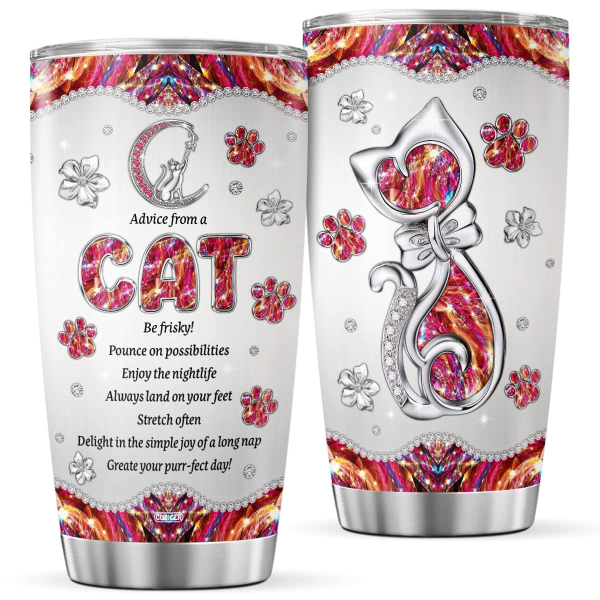 CUBICER Tasse à Café Singe Avec Couvercle 591 Ml - Cadeau Pour