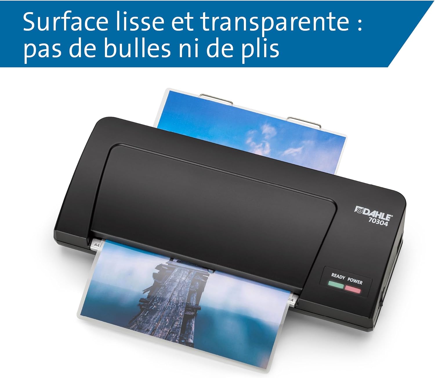 Dahle Bürotechnik Laminating Pouches DIN A4 Dahle 71141 80 Micron 216 x 303 mm Pack of 100